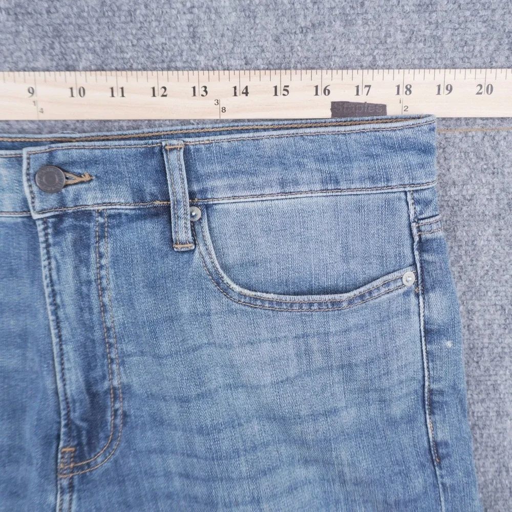 Lucky Brand 181 Relaxed Straight Jeans Mens 36x30 Blue Medium Wash Denim